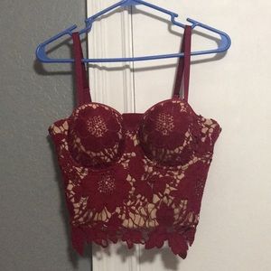 mini corset tank top